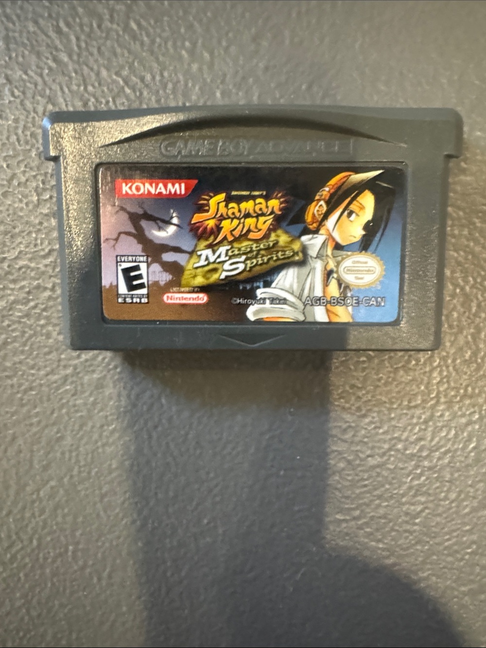 Nintendo Game Boy Advance Cartridge Shaman King Master Spirits